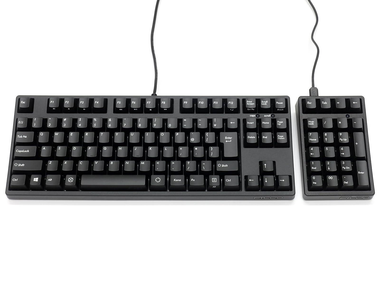 

FILCO Majestouch TKSP Office Set [Tenkeyless KB+TenKeyPad 2 Pro PBT] Japanese Layout CHERRY MX Silent Red Axis Model With Asagi Key Puller Black