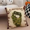 bloodcurdling TThe Cabin in the Woods Cushion Cover Throw Pillow Cover Hidden Button Durable Polyester Chair Cushion