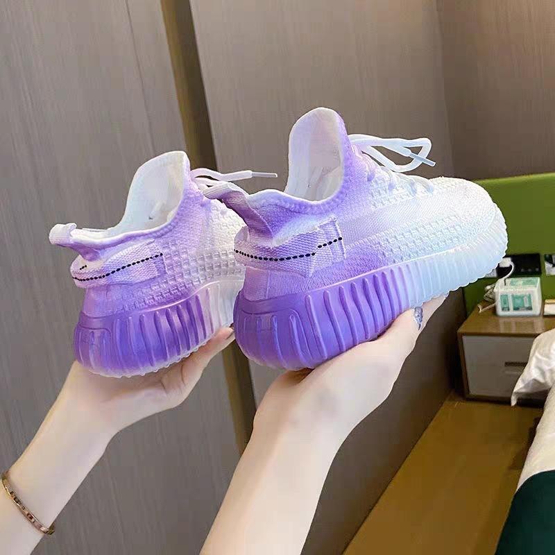 Women's new models gradually change color shoes Women's versatile students wear sports shoes in summer Lightweight breathable women's shoes