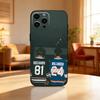 H-Heated Rivalry Phone Case For iPhone17,16,15,14,13,12 Plus,Max Soft Silicone Black Cover