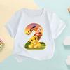The Lion King Cute Simba Number Bow Print Kids T shirt Girls Clothes 1 2 3 4 5 6 7 8 9 Years Birthday Baby Boys T-Shirts,HKP2755