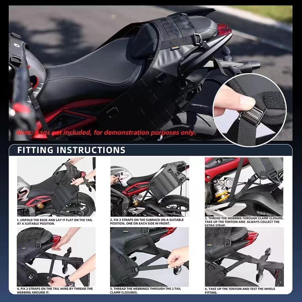 Cross-Border Motorcycle Saddle Seat External Fuel Tank Mount Expansion Kit