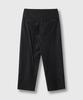 FRAGE A-Sic Pintuck Wide Straight Slacks - Black Indigo