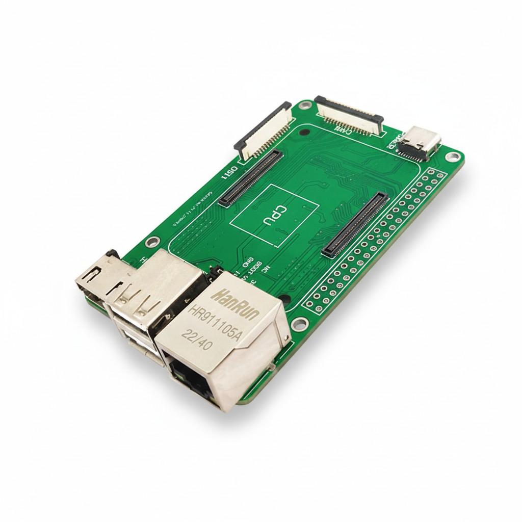 

Raspberry Pi CM4 IO Expansion Baseboard USB2.0 HDMI Network Port Display Camera Interface 10*10*2 білий