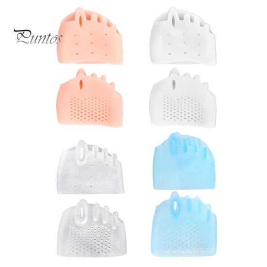 

4 пары силиконовых разделителей пальцев ног для женщин, мягкие разделители пальцев ног для перекрывающихся пальцев ног, корректор стопы, выпрямитель для перекрывающихся пальцев ног A