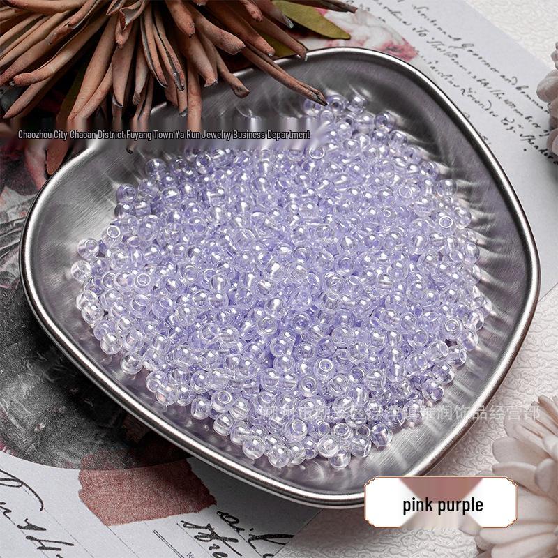 4mm Gold-Revealing Glass Rice Beads for DIY Jewelry: Bracelets, Necklaces, Hairpins, Tassels