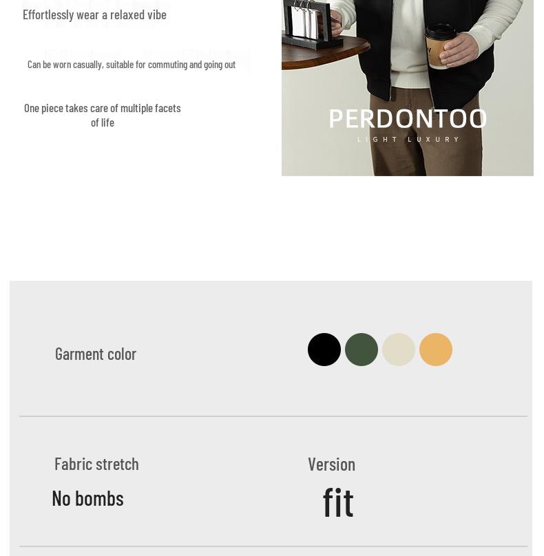 Leichter Luxus Stil Herren Hautfreundliche Baumwolle Stehkragen Reißverschluss Weste - Lässige Herbst/Winter Layering Weste Jacke