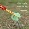 JINGRUIXIANG 20cm Luminous Camping Tent Stakes (10-Pack)