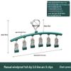 Socks Drying Rack with Multi-Clip Hook for Home and Balcony Storage