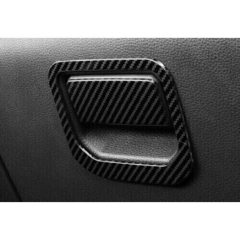 Carbon Fiber Steel Co-Pilot Storage Box Handle For Toyota Highlander -