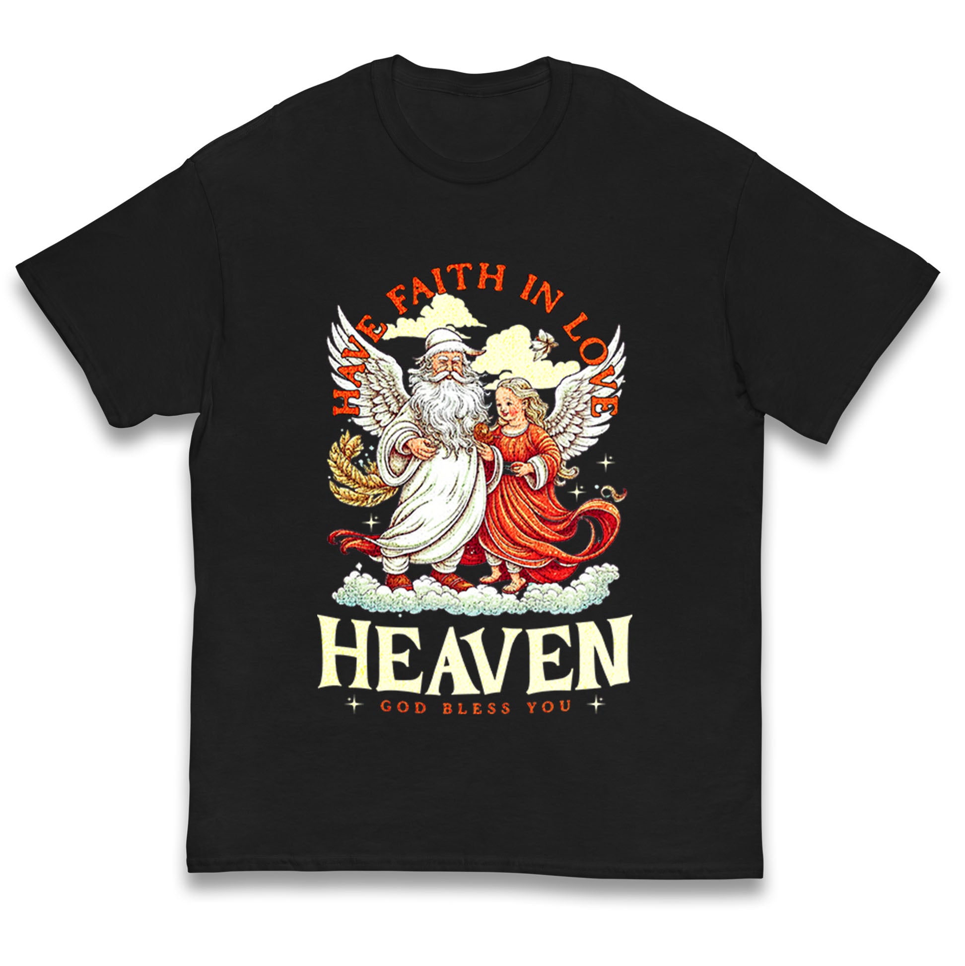 

Have Faith In Love Heaven Christmas Kids T Shirt 160