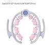 Round Shape Leg Roller Massager Portable Ring Leg Clip Manual Muscle Massager Beauty Tools Multi-function