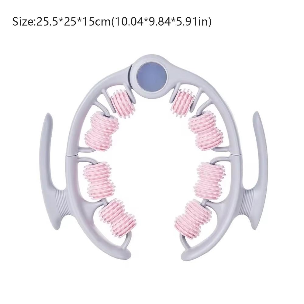 Round Shape Leg Roller Massager Portable Ring Leg Clip Manual Muscle Massager Beauty Tools Multi-function