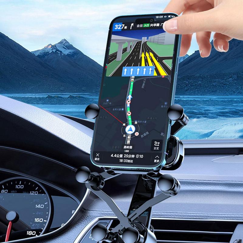 Lüftungshalterung für Handy für Auto Automobil 360 Grad drehbar rutschfest Auto Lüftungsschlitz Handyhalterung stabil tragbarer Handy Ständer für