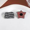 In stockSci-fi Horror American Serie Enamel Pin Red Cannibal Flowers Christmas Lights Mug Brooches Lapel Badge Jewelry Gifts TV Kid Friendly
