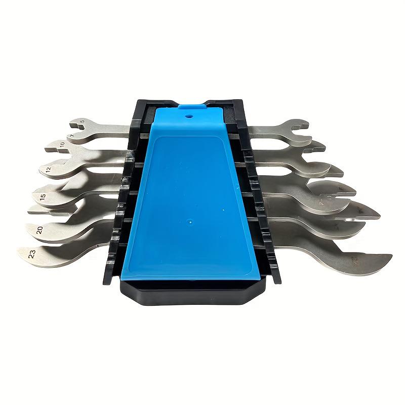 Industrial Grade Double-Ended Thin Plate Wrench Set - Plum Blossom Open-End, Multi-Purpose, Fixed Head