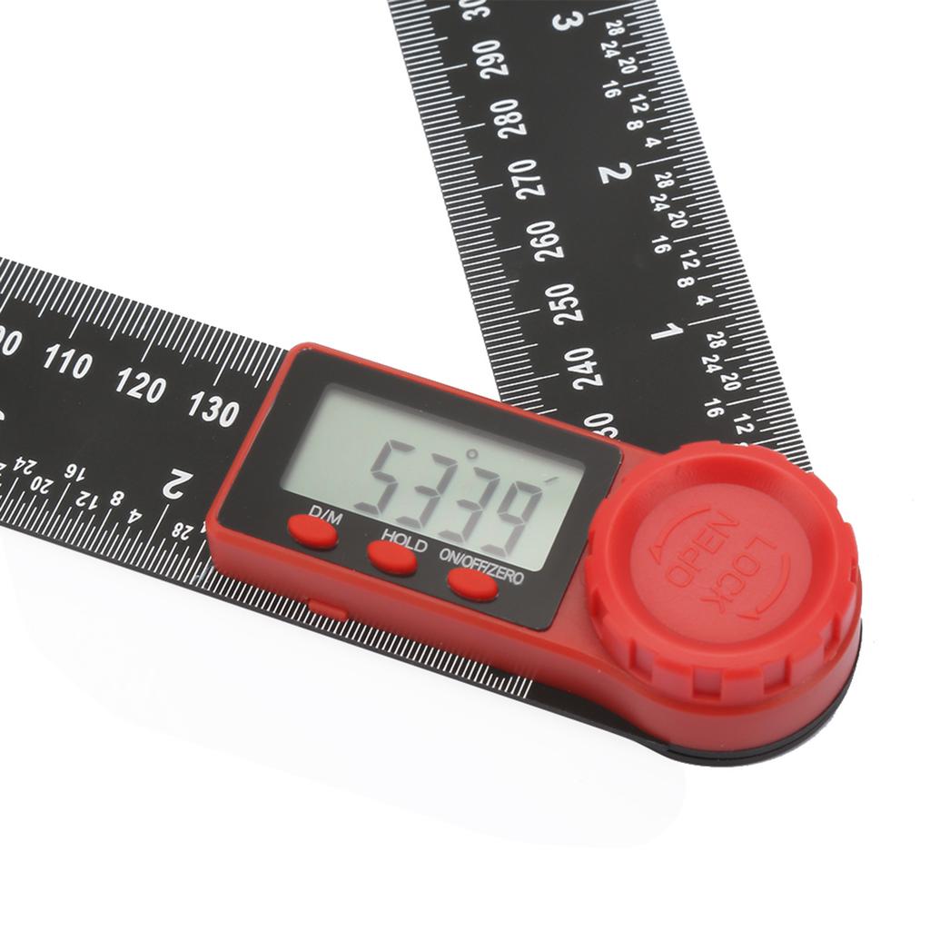 360 Degrees Plastic Digital Instrument Angle Inclinometer(200mm)