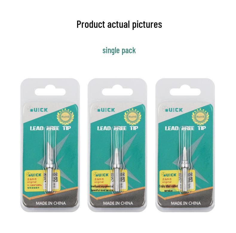 QUICK 203H Soldering Iron Tips 200-L Series: L1.5CF, L2CF, L3CF, L4CF, L5CF - Special Model