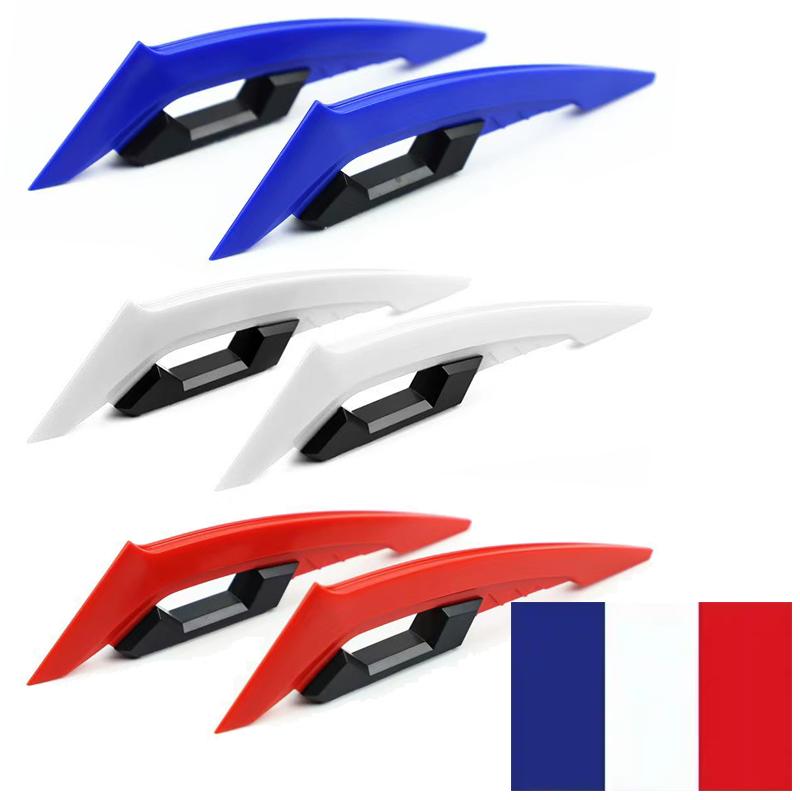 1 Pair Universal Motorcycle Winglet Aerodynamic Spoiler Dynamic Wing Decoration Sticker For Motorcycles E-bikes Scooters Etc