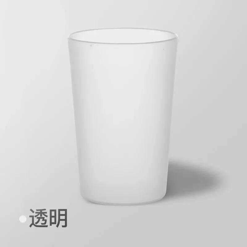 Thick Circular Plastic Rinsing Cup, Toothbrush Holder, Wash Tooth Mug - Japanese-Style Bathroom Sets