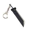Game Final Fantasy 7 Cloud Buster Sword Keyring Remake Sword Zack Fair Metal Pendant Fans Cosplay Jewelry Gift