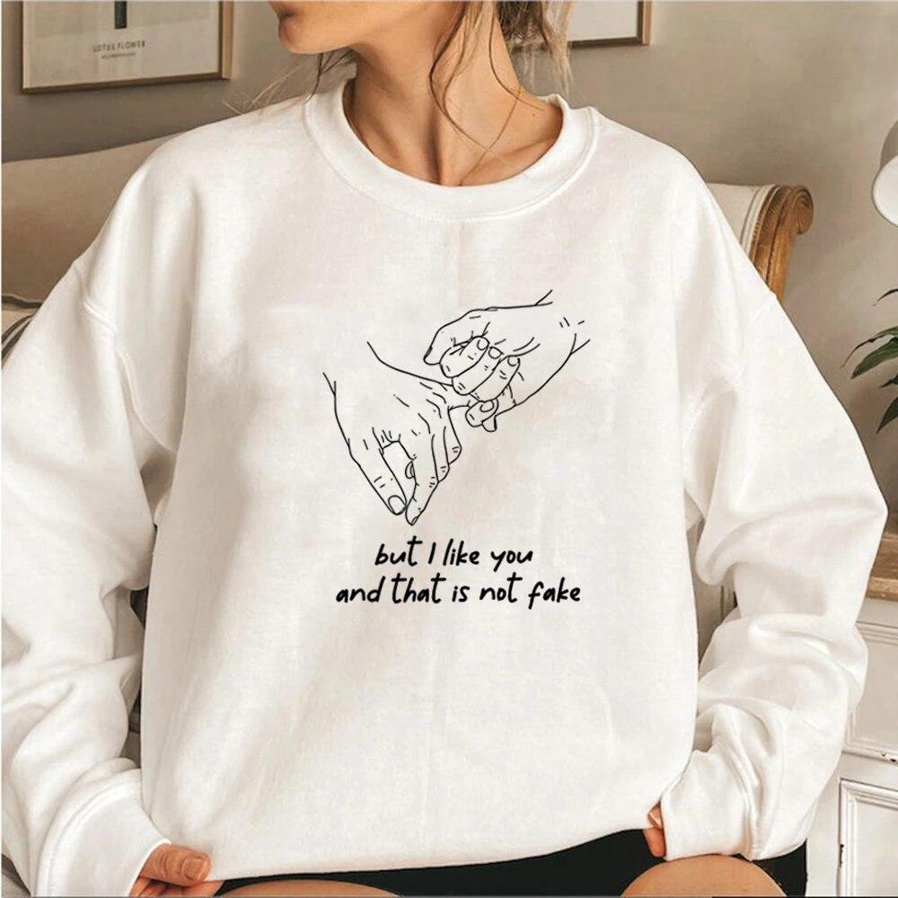 But I Like You and That Is Not Fake Young Royals Hillerska School Sweatshirt Young Royals Inspired Hoodie Unisex Sweatshirts Top Unisex