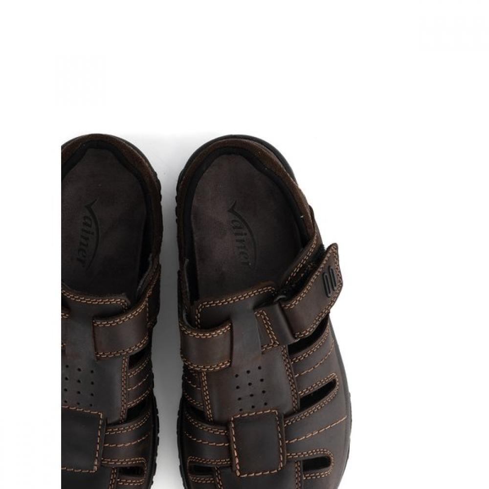 Vainer Brown Men S Comfort Sandal A8ha5f00btt