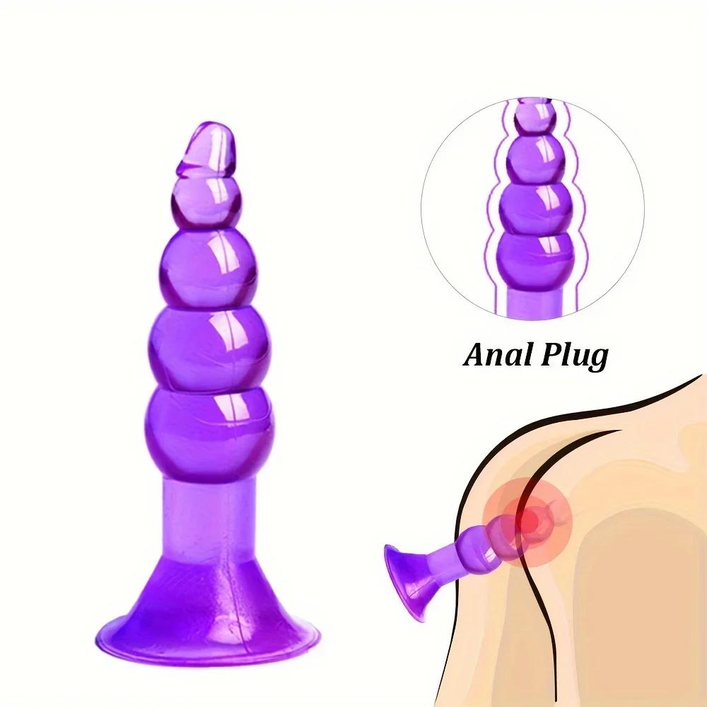 Anal Plug for Women  Anal Dilator Toys Silicone Butt Plug Dildo Masturbation Anal Plug Vaginal Sex Toys for Women Gay