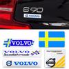 3D Emblem Aufkleber Logo Auto Kotflügel Plakette Kofferraum Aufkleber Für Volvo ES90 EC40 EX40 EM90 XC90 V90 V60 XC60 V40 S80 S60 S90 XC40 XC70
