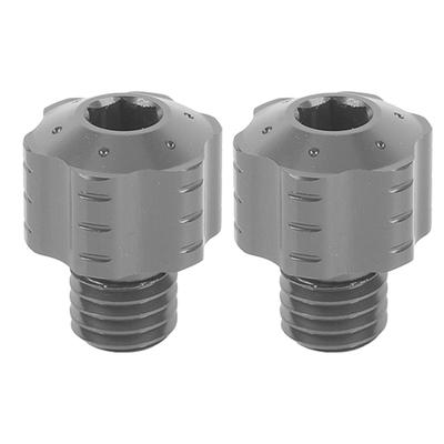 2 vnt. Motociklo veidrodžio adapterio varžtai 10 mm sriegiu CNC aliuminio lydinio Motociklo galinio vaizdo veidrodėlis