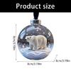 Christmas Wildlife Acrylic Ornament Set Efficient Shatterproof Decors Feature Detailed Animal Silhouettes Designs