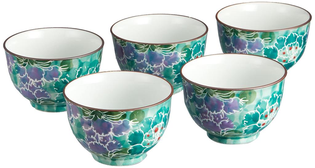Ranchant Sencha Set Green X Aya Peony Arita Ware Made In Japan (Green) 8.7 5.8cm (cm)