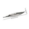 Versatile Leaf-Shaped Decorative Tray Reflective Long Leaf with Tapered