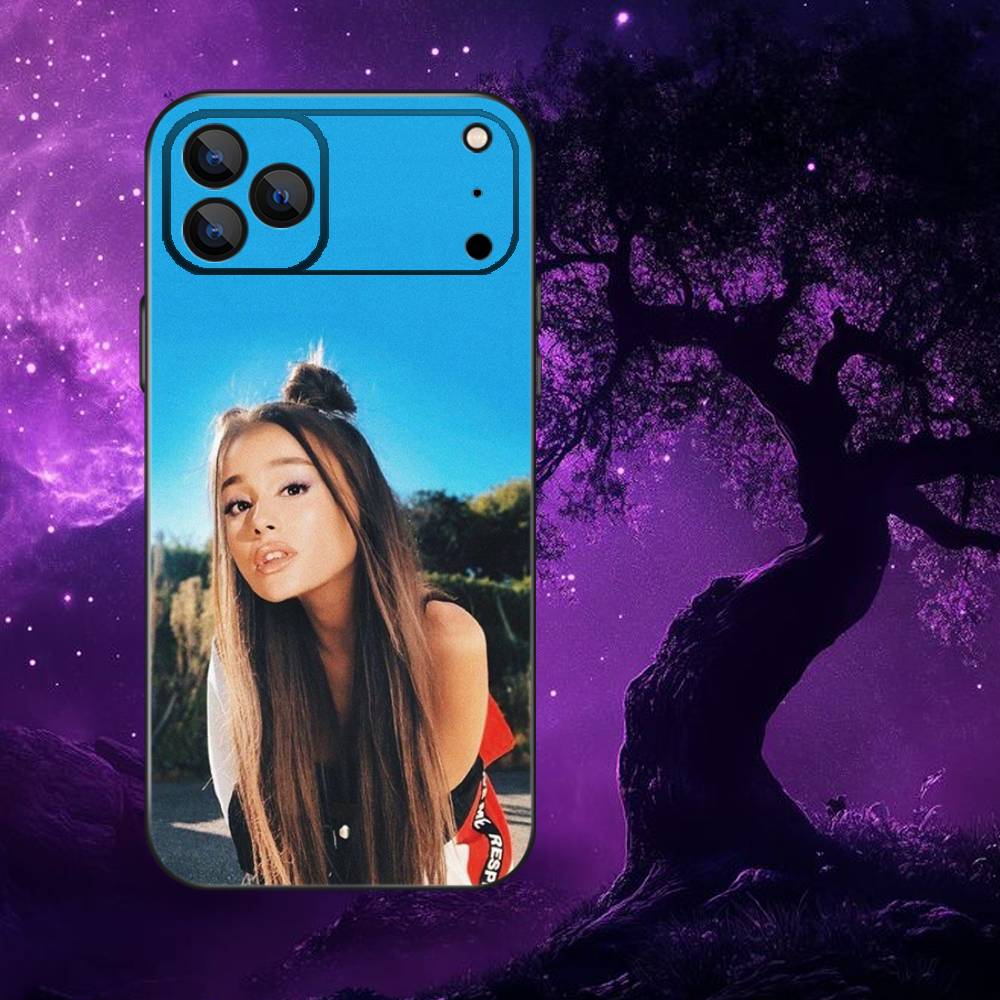 

A-Ariana G-Grande-S Phone Case For iPhone 17,16,15,14,13,12,Pro,Max,Plus,E,SE4,Air,Mini Black Soft Box iPhone16