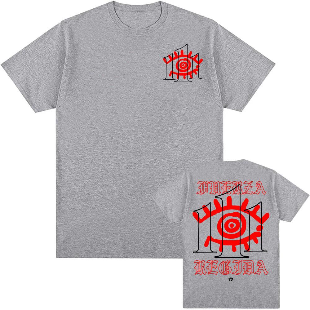 Fuerza Regida 111XPANTIA 2025 T-shirt Summer Round Neck Male Tshirts Cotton Tees Casual Unisex Streetwear Hip Hop Men Women Clothing