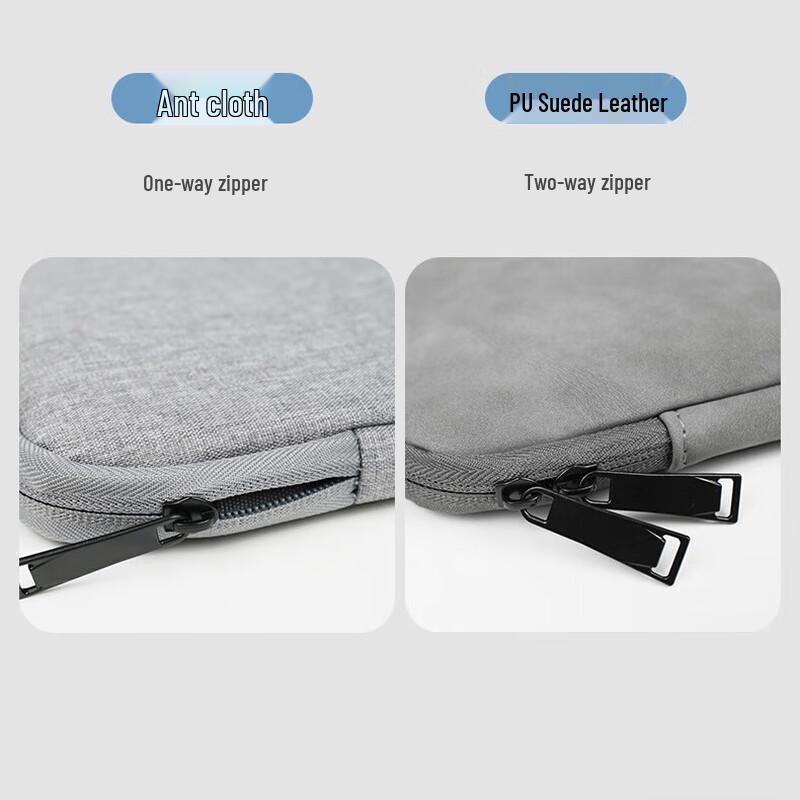 Li Shen Nubuck Leather Laptop Sleeve