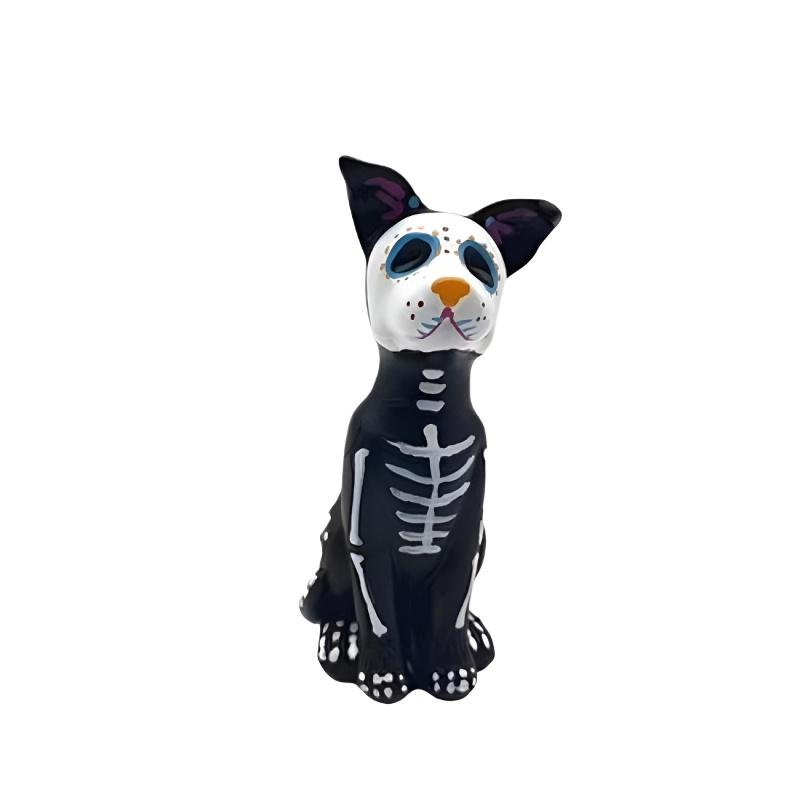 

Halloween Ghost Sculpture Desktop Decorations Creative Halloween Animal Ornament Puppy Cat Ghost Figurine Tabletop Sculpture