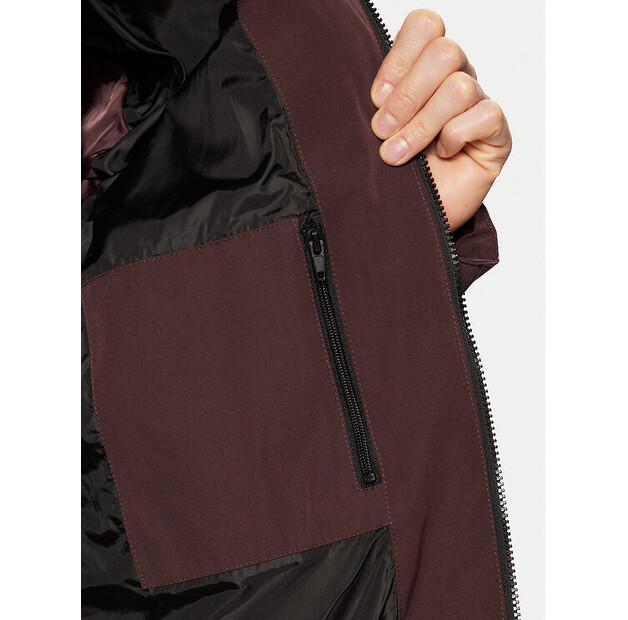 Winter Jacket s.Oliver 2150475 Burgundy Color, Standard Fit