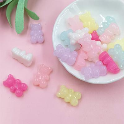 Materiale per Creazione Gioielli Orso Perline Fai da Te Collana Bracciale Accessori Fatto a Mano 20pz Acrilico 11*18mm Materiali per Perline