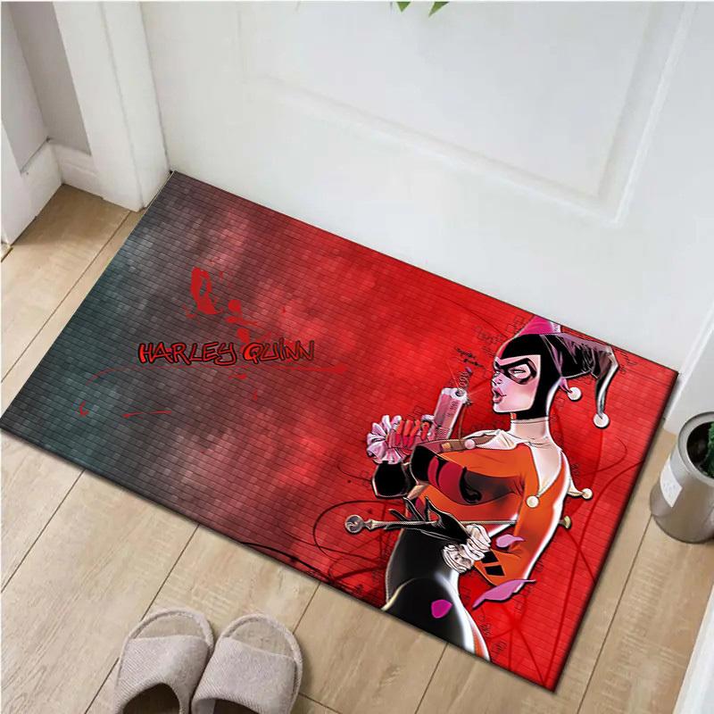 

1pc Office Carpet Chair Mats Harley Quinn Artwork Perfect for Office Chairs, Living Rooms, Or Bedrooms,Polyester Carpet.HDT063 60cm by 90cm