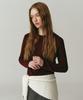 LOSSYROW Basic Round Tee Burgundy