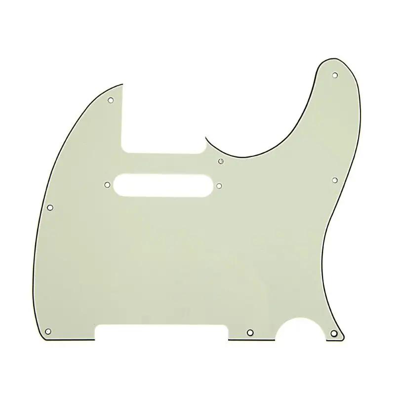 3Ply Aged Pearloid Guitar Pickguard Tele Style Guitar Pickguard Aged Musical Instrument Guitar Parts Accessories with 6 Colors