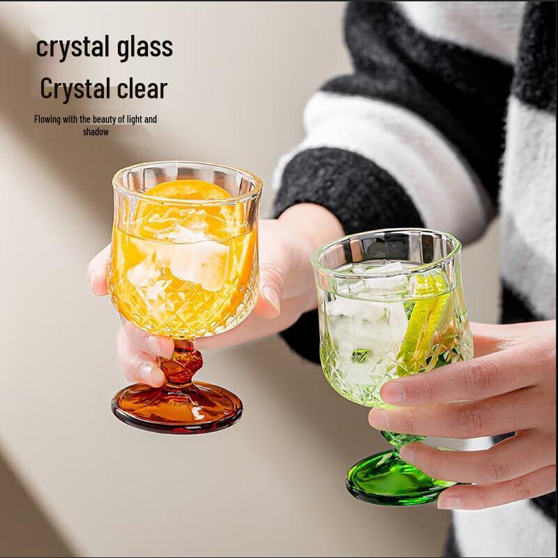 Thickened Glass Wine & Cocktail Goblets