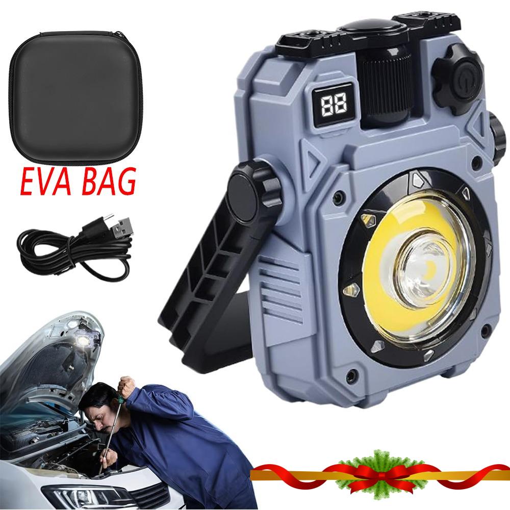 3-in-1 Magnetic Portable Lantern | 360° Swivel Hook & Digital Power Display | Must-Have Christmas Gift for Outdoor & Emergency