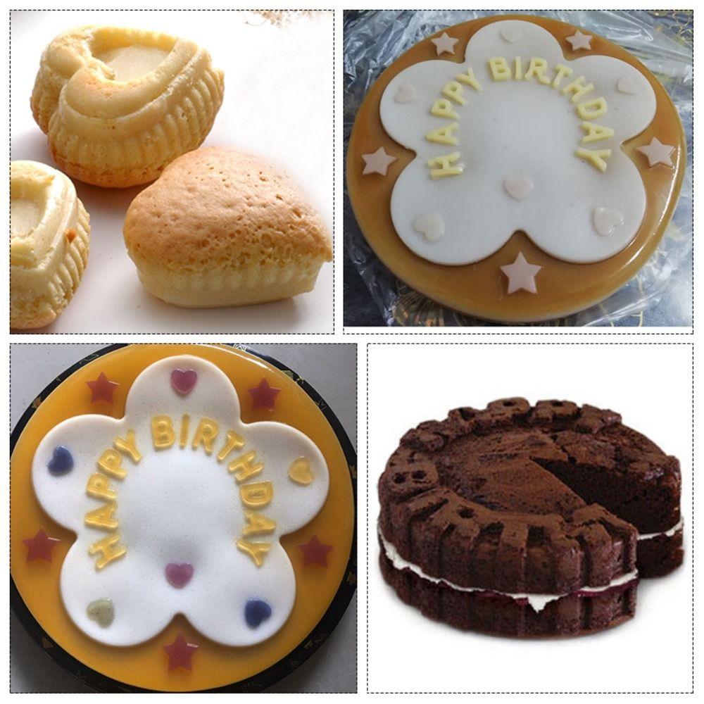 12pcs/set Silicone Muffin Cups Food Grade Spiral Cake Mold Durable Silicone Swirl Pan  Make Cake