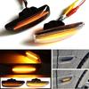 Para Volvo S60 MK1 2001 - 2009 XC90 S80 XC70 V70 Luz LED Dinâmica de Sinalização de Curva Marcador Lateral Lâmpada Sequencial Indicador
