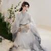 Men's Ink Wash Chinese Hanfu Traditional Wei-Jin Style Scholar Cosplay Costume
