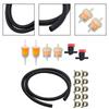 Carburetor Accessory Kit Featuring Fuel Line Filters Hose Clamps and Shutoff Valves for Improved Functionality