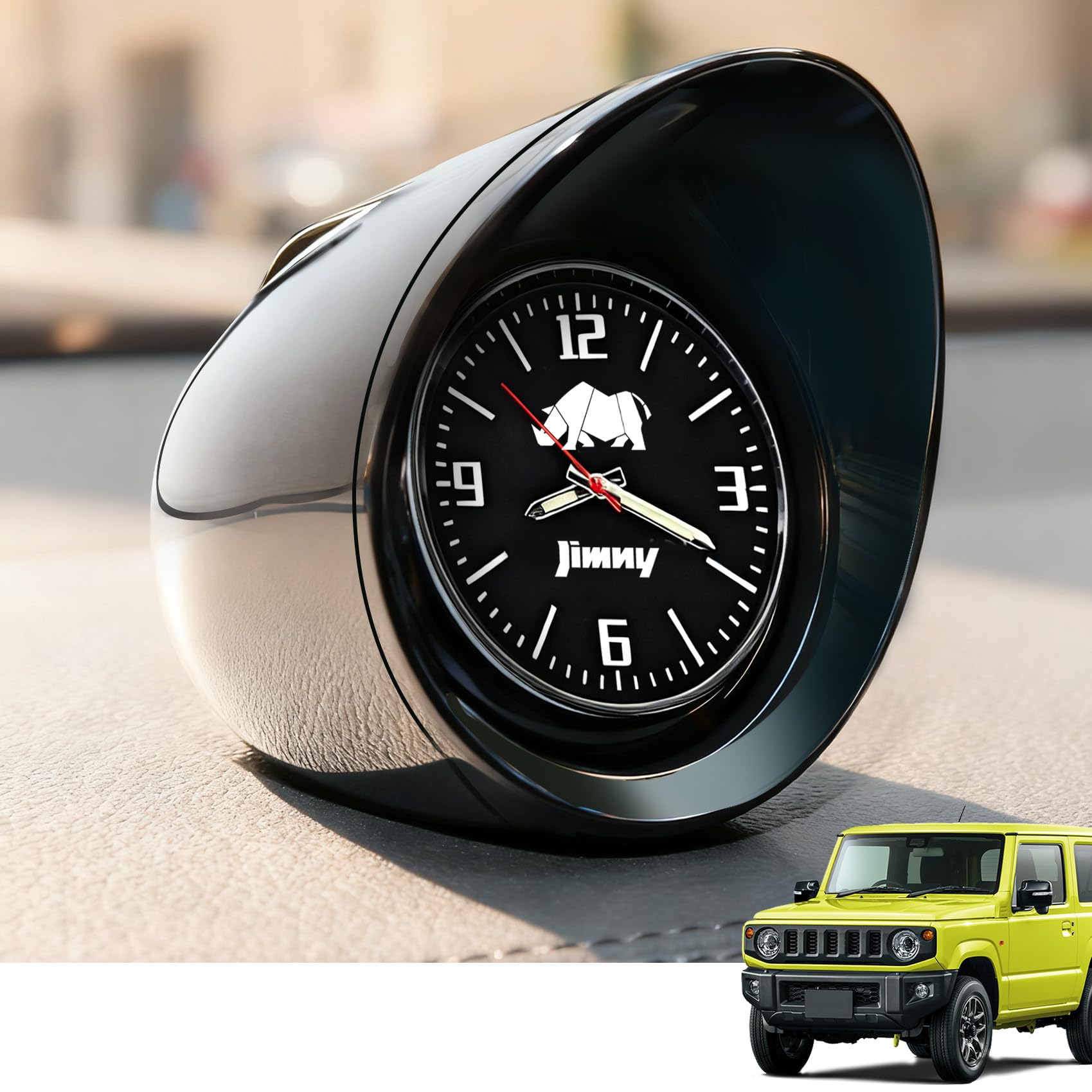SUVVNE Automotive Analog Luminous Clock Jimny