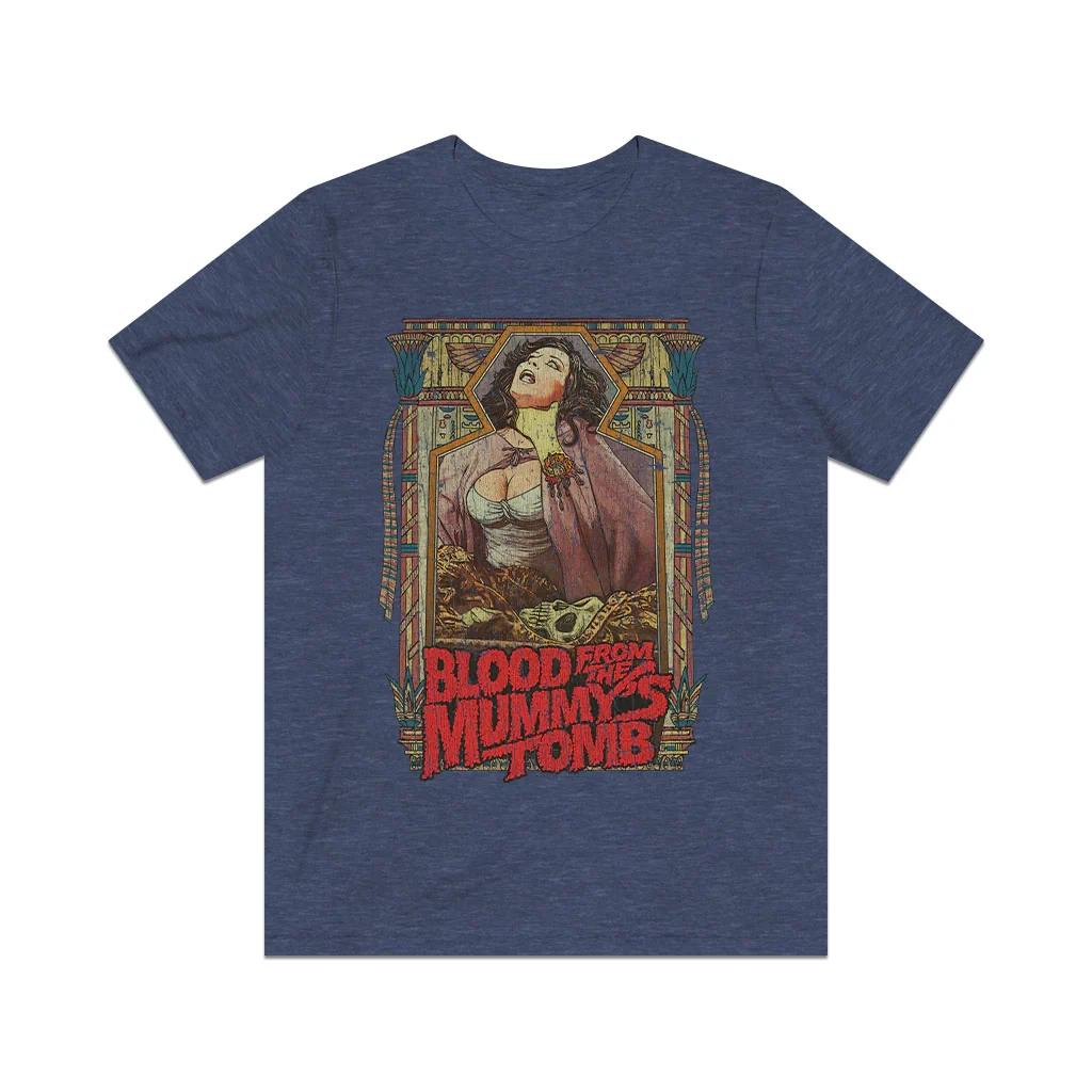 Blood from the Mummy s Tomb 1971 Vintage Men s T shirt L